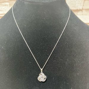 OTC .925 Love Knot Pendant Necklace